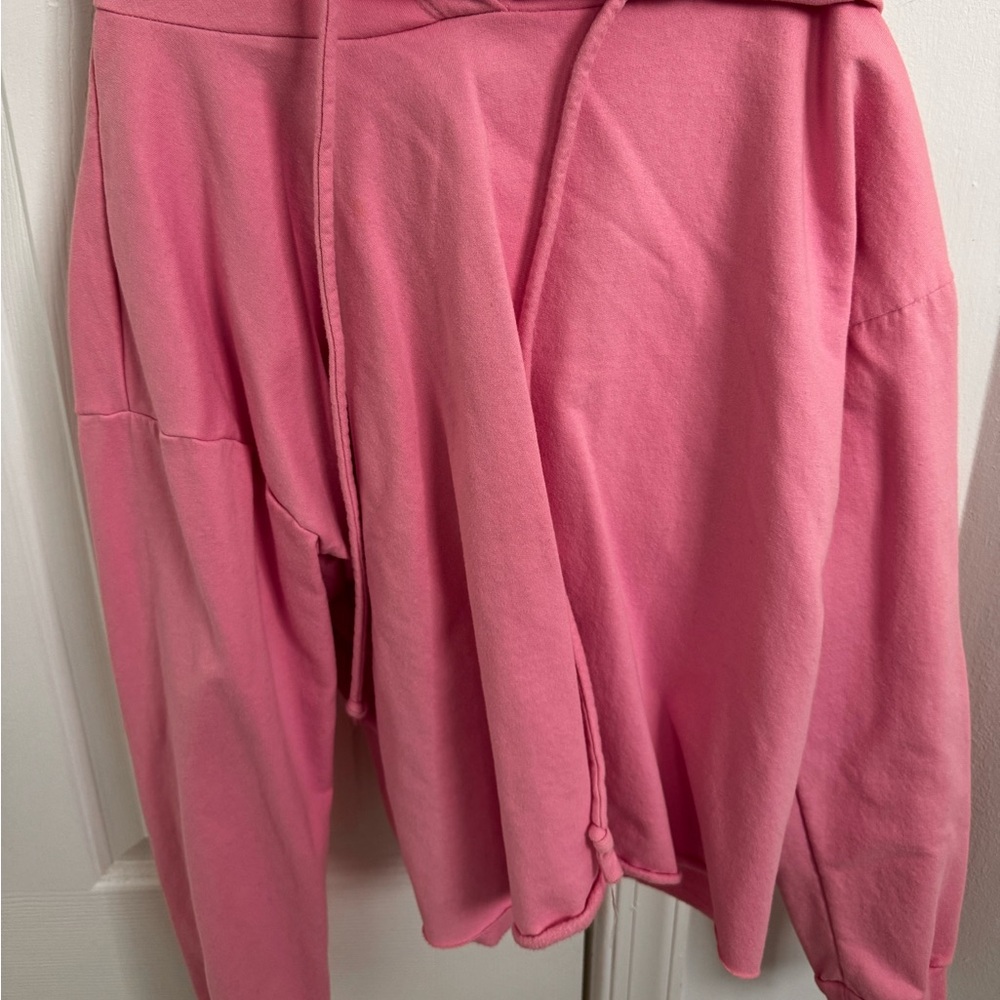 Pink hoodie